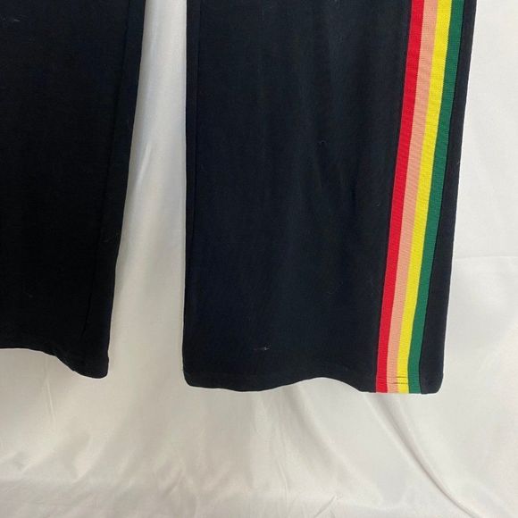 URBAN Outfitters BDG High Rise Rainbow Stripe Track Pants - Picture 5 of 9